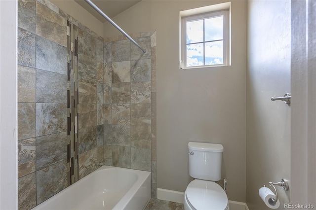 3012 Cathedral Park Vw, Colorado Springs, CO 80904 - bathroom with toilet and shower / washtub combination