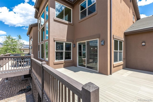 3012 Cathedral Park Vw, Colorado Springs, CO 80904 - view of deck
