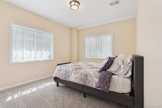 8528 Winter Berry Dr, Castle Pines, CO 80108 - bedroom with baseboards, visible vents, and carpet