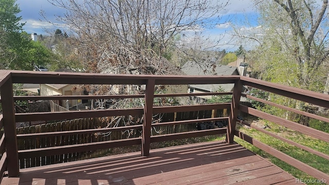 18531 E Tanforan Pl, Aurora, CO 80015 - view of wooden deck