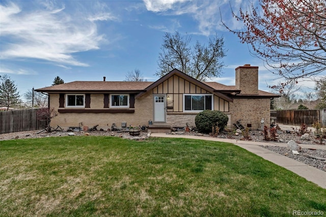 view of front of home with brick siding, a chimney, board and batten siding, a shingled roof, and entry steps