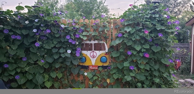 exterior view of fence