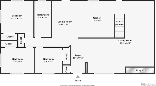 3630 W Saratoga Ave, Littleton, CO 80123 - view of room layout