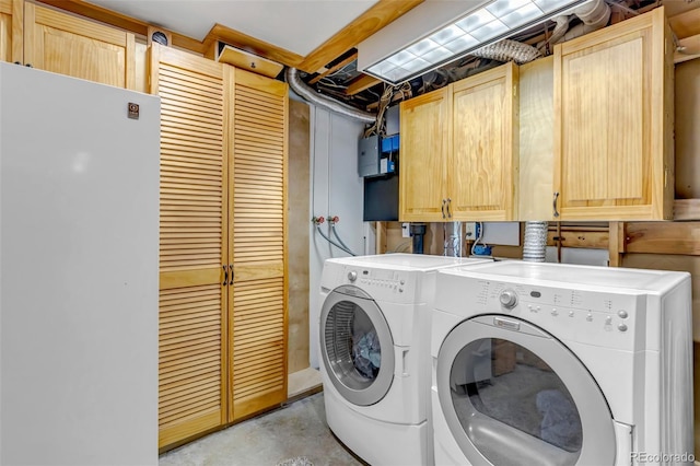 3630 W Saratoga Ave, Littleton, CO 80123 - laundry room featuring cabinet space and washing machine and clothes dryer