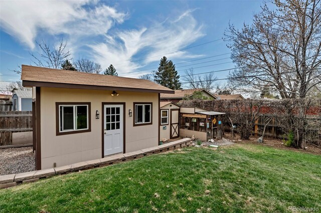3630 W Saratoga Ave, Littleton, CO 80123 - view of outbuilding featuring a fenced backyard