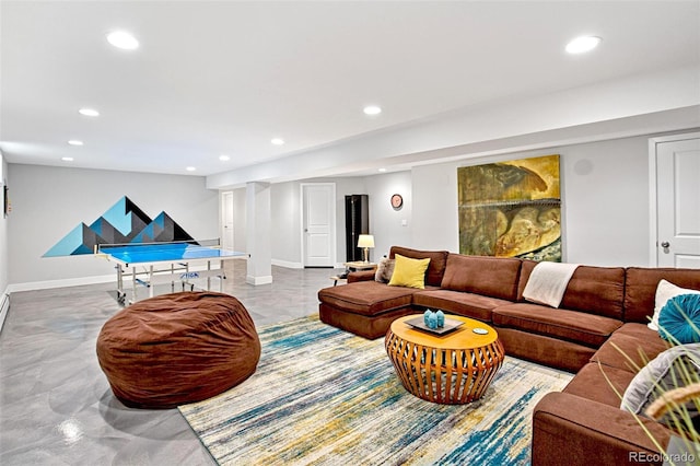 12256 W 34th Pl, Wheat Ridge, CO 80033 - living area with recessed lighting and baseboards