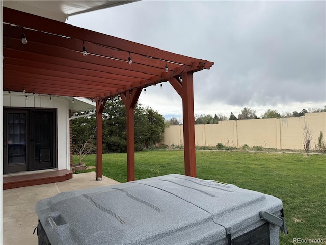 8895 E Radcliff Ave E, Denver, CO 80237 - view of patio / terrace with a pergola