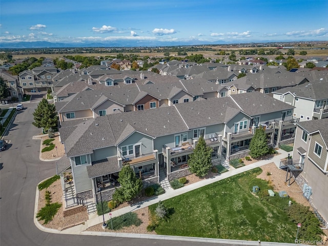 birds eye view of property featuring a residential view