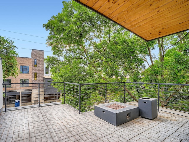 4535 Stuart St, Denver, CO 80212 - patio / terrace featuring a fire pit