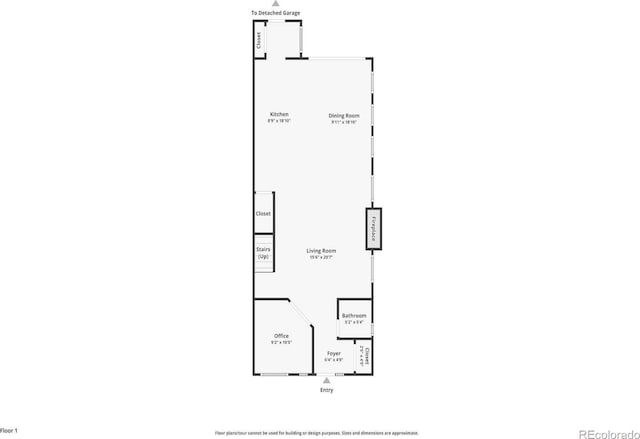 4535 Stuart St, Denver, CO 80212 - view of floor plan / room layout