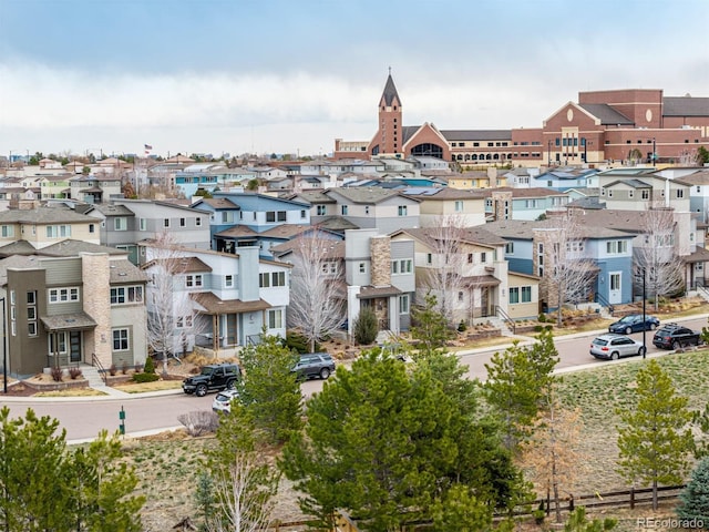 city view with a residential view