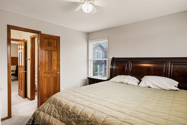 4498 Buena Vista Ct, Castle Rock, CO 80109 - bedroom featuring carpet and ceiling fan