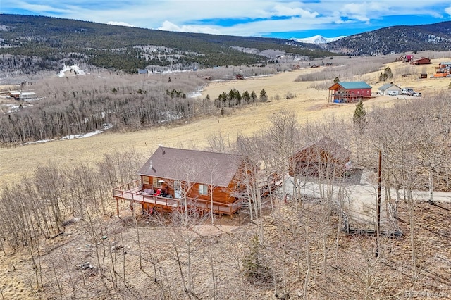 612 Sheep Ridge Rd, Fairplay, CO 80440 - overview of rural landscape with mountains