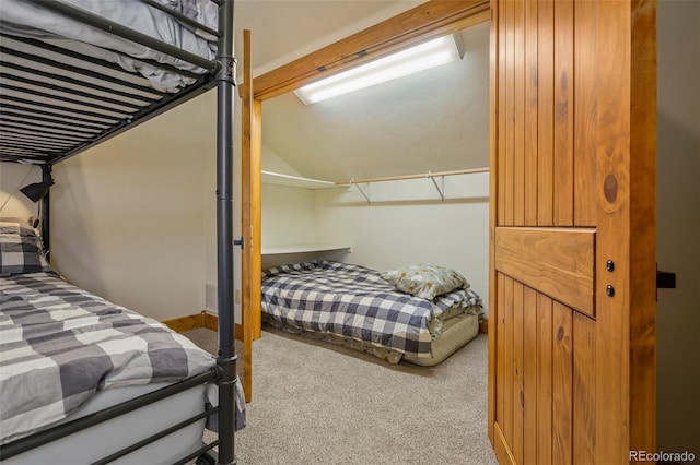 151 County Road 644, Grand Lake, CO 80447 - carpeted bedroom with vaulted ceiling