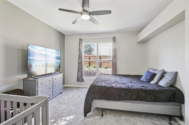 19677 E Vassar Dr, Aurora, CO 80013 - bedroom featuring carpet flooring and a ceiling fan
