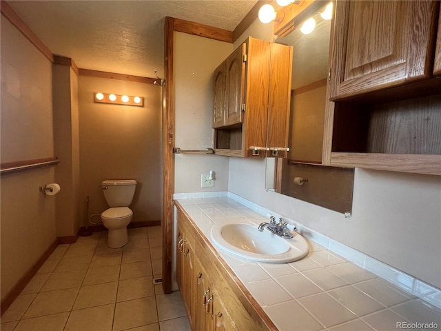 95 Appleby St, Bailey, CO 80421 - bathroom with vanity and tile patterned floors