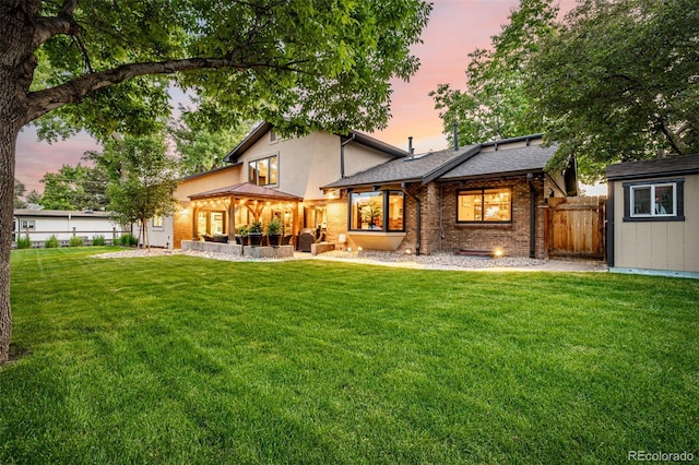 6740 S Windermere St, Littleton, CO 80120 - back of property featuring brick siding