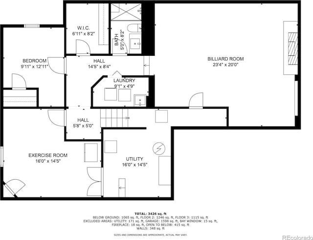 6740 S Windermere St, Littleton, CO 80120 - floor plan / room layout