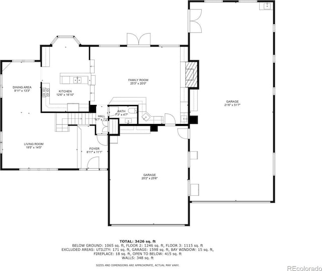 6740 S Windermere St, Littleton, CO 80120 - floor plan / room layout