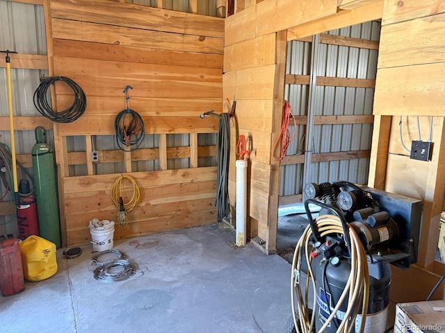 view of horse barn