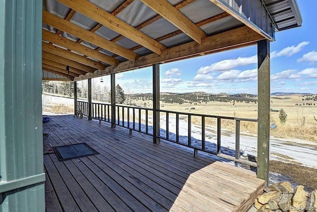 view of deck