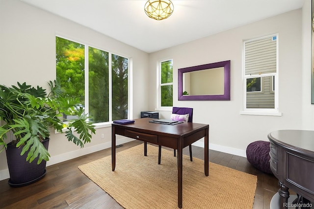 1882 W 67th Ave, Denver, CO 80221 - office space with baseboards and dark wood-style floors