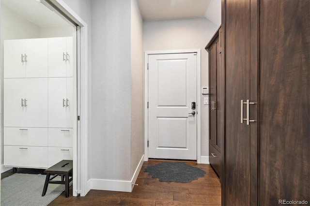 1882 W 67th Ave, Denver, CO 80221 - entrance foyer featuring dark wood-style flooring and baseboards
