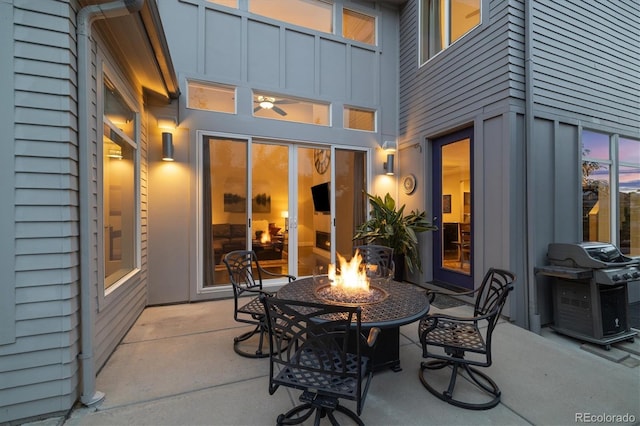 1882 W 67th Ave, Denver, CO 80221 - view of patio / terrace featuring an outdoor fire pit and grilling area