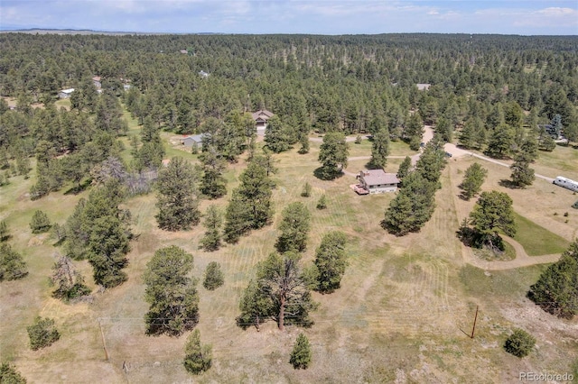 bird's eye view with a rural view