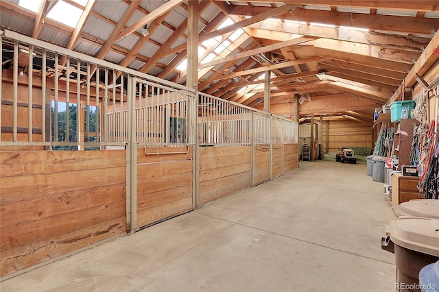 view of horse barn