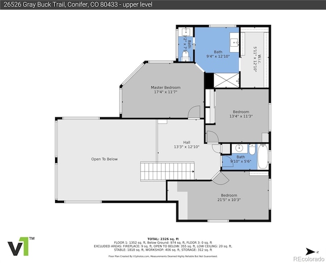 26526 Gray Buck Trl, Conifer, CO 80433 - room layout