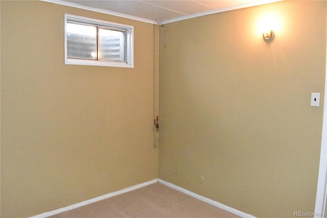 1029 W 102nd Pl, Northglenn, CO 80260 - spare room featuring crown molding and light colored carpet