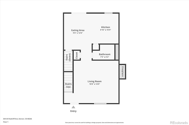 3616 W Radcliff Ave, Denver, CO 80236 - home floor plan