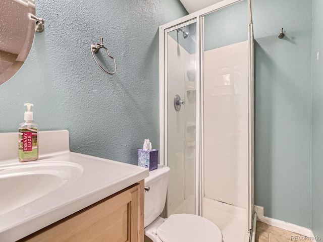 9867 Mulberry Way, Highlands Ranch, CO 80129 - bathroom with a shower stall and vanity