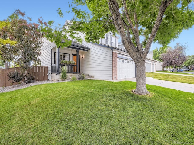 9867 Mulberry Way, Highlands Ranch, CO 80129 - view of front of house with concrete driveway and brick siding