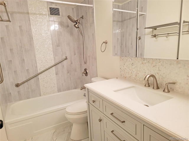 715 S Alton Way Unit 10A, Denver, CO 80247 - full bathroom with toilet, vanity, and shower / bathtub combination
