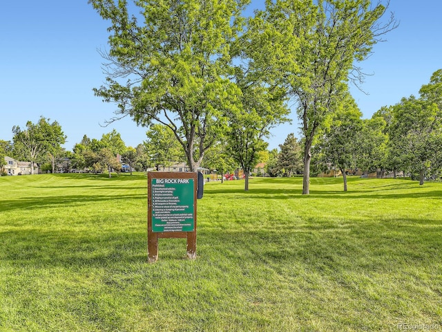 17404 E Prentice Cir, Centennial, CO 80015 - view of community with a lawn