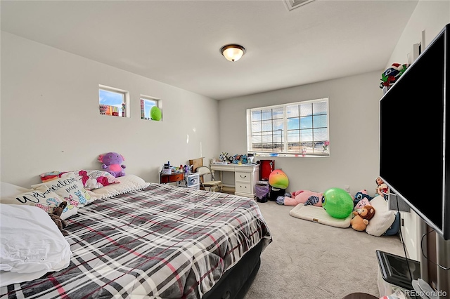 bedroom featuring carpet floors