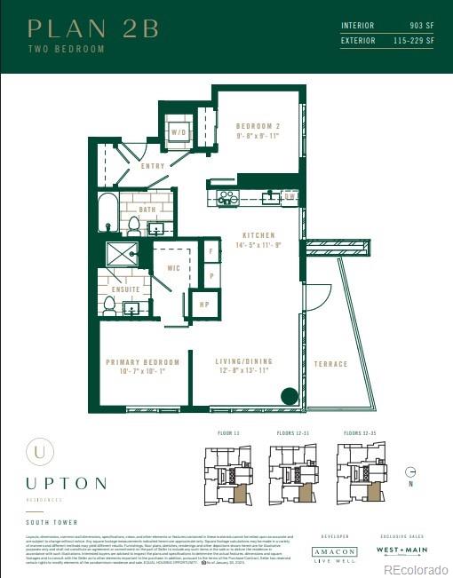 525 18th St Unit 1702, Denver, CO 80202 - floor plan / room layout