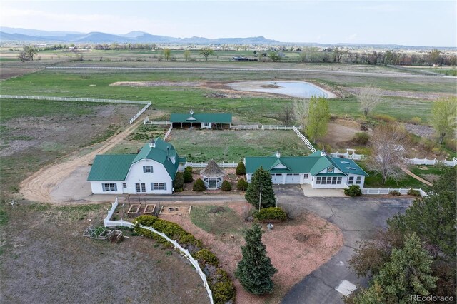 6231 Prospect Rd, Longmont, CO 80503 - aerial view of sparsely populated area with a mountain backdrop