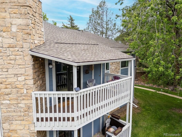 8335 Fairmount Dr Unit 208, Denver, CO 80247 - deck featuring a lawn