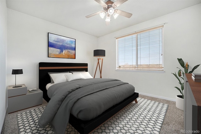 10149 W 55th Dr Unit 3, Arvada, CO 80002 - bedroom with carpet floors, baseboards, and a ceiling fan