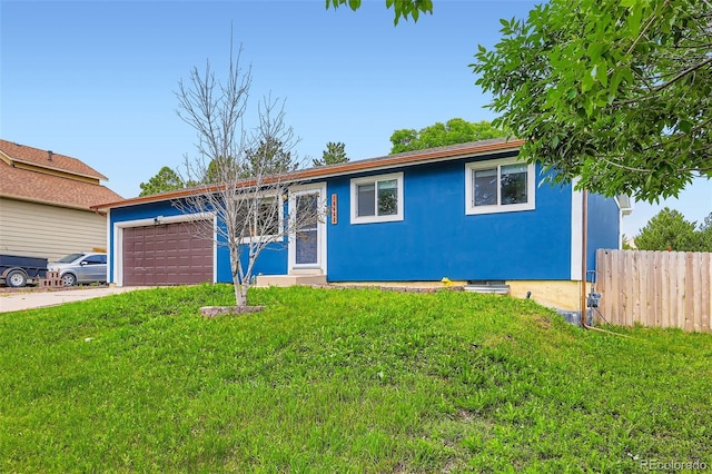 18662 E Brown Pl, Aurora, CO 80013 - single story home with an attached garage, concrete driveway, and stucco siding