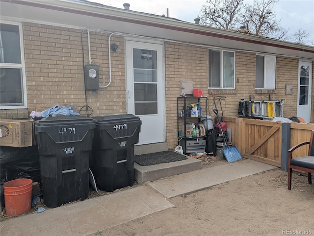4975 Saint Paul St, Denver, CO 80216 - rear view of property with brick siding