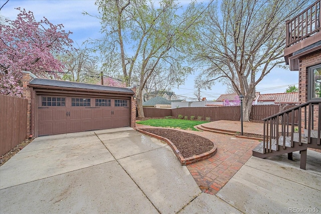 371 Birch St, Denver, CO 80220 - detached garage with fence