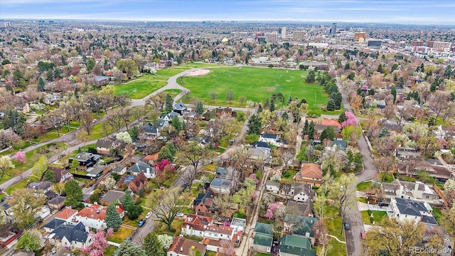 371 Birch St, Denver, CO 80220 - bird's eye view featuring a residential view
