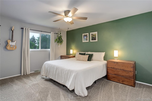 10527 Pierson Cir, Westminster, CO 80021 - bedroom with carpet flooring, baseboards, and ceiling fan