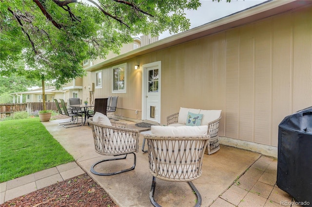 10527 Pierson Cir, Westminster, CO 80021 - view of patio / terrace with an outdoor hangout area