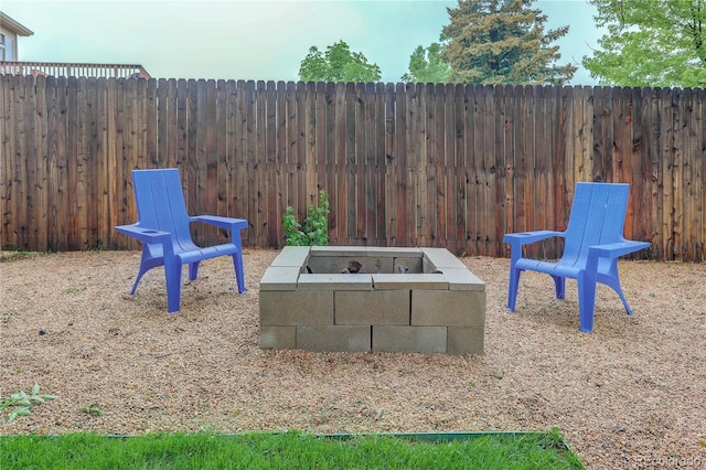 10527 Pierson Cir, Westminster, CO 80021 - view of patio / terrace with a fire pit