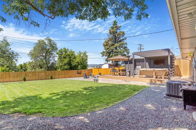 9580 W 51st Ave, Arvada, CO 80002 - fenced backyard with a wooden deck